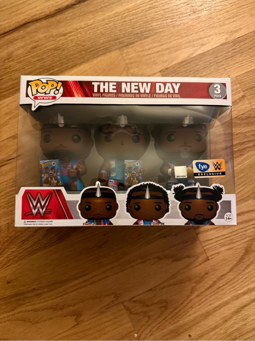 Funko WWE The New Day 3-Pack Vinyl Figures - FYE Exclusive